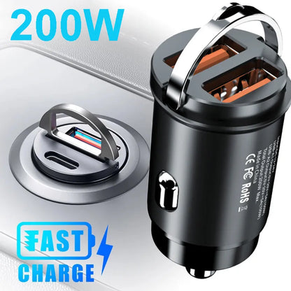 Mini Car Charger 12-24V Lighter Fast Charging