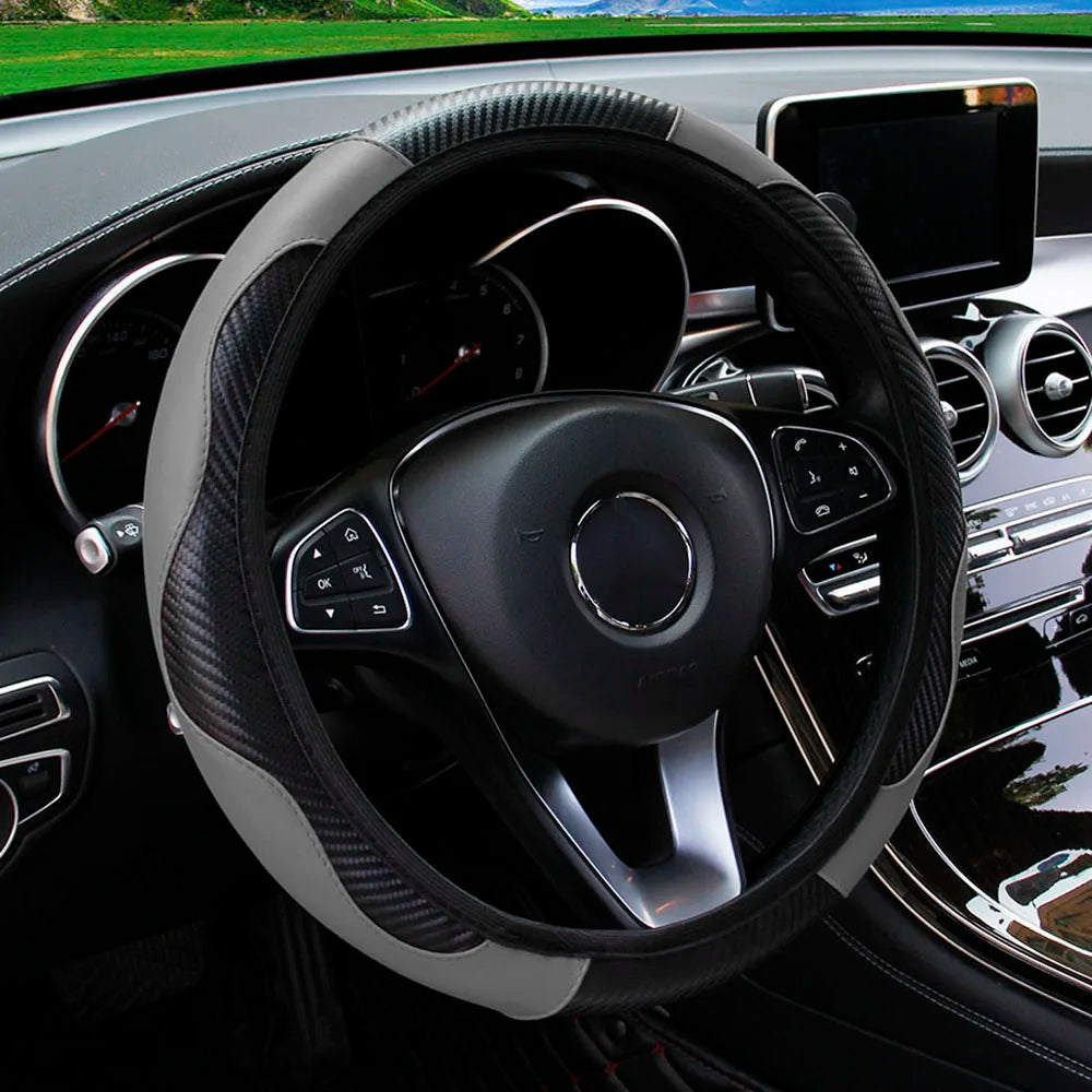Car Steering Wheel Cover Breathable Anti Slip P