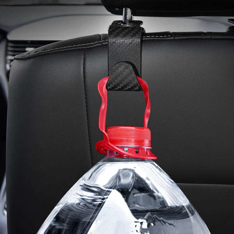 Carbon Fibre Hook Car Seat Headrest
